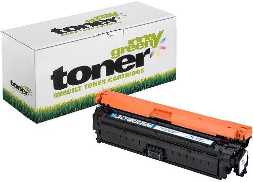 MYGREEN Alternativ-Toner - kompatibel zu HP 651A / CE341A - cyan