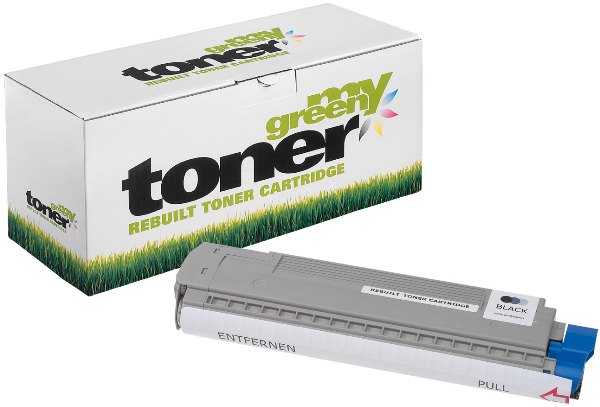 MYGREEN Alternativ-Toner - kompatibel zu OKI 44844616 - schwarz