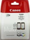 ORIGINAL Canon PG-545 / CL-546 - 2er Pack Druckerpatronen schwarz / color