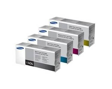 ORIGINAL Samsung P406C / CLT-P406C - 4er Multipack Toner