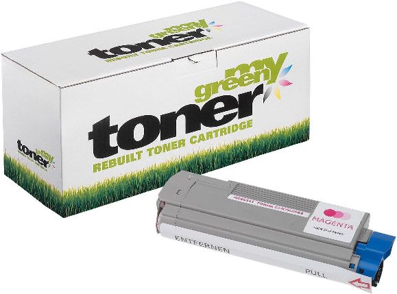 MYGREEN Alternativ-Toner - kompatibel zu OKI C5850 M / 43865722 - magenta