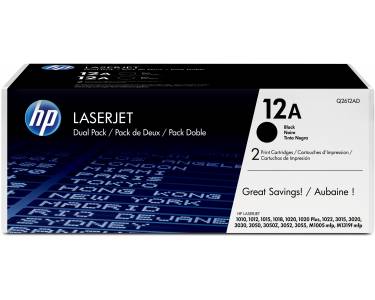 ORIGINAL HP 12AD / Q2612AD - 2er Pack Toner schwarz
