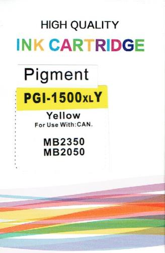 Druckerpatrone - alternativ zu Canon PGI-1500XL Y - gelb